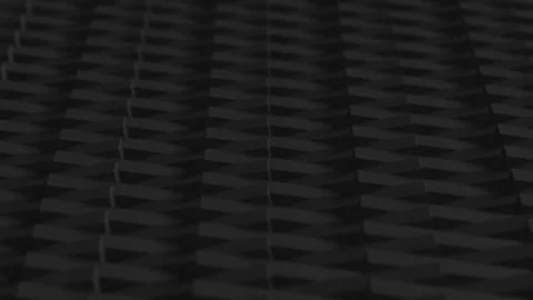 Black blocks. Abstract dark background. 3d render. Stock Illustration