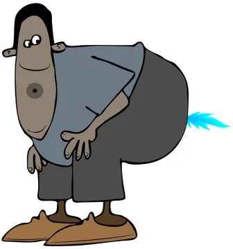 Black &amp; blue flame Stock Illustration