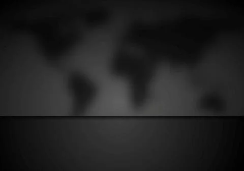 Black blurred map vector background Black blurred map vector design Copyri... Stock Photos