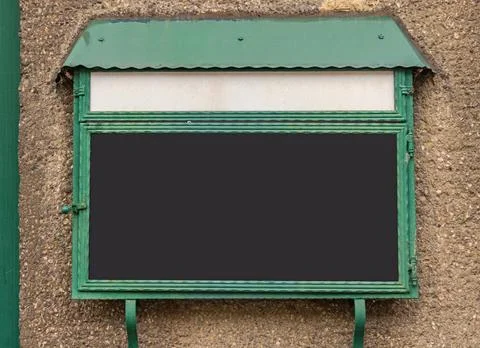 Black Board Frame Wall Stock Photos
