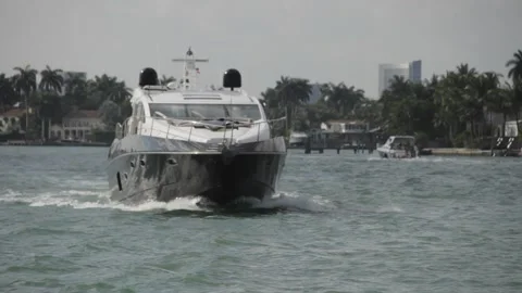 Black Boat Stock Footage 137550284