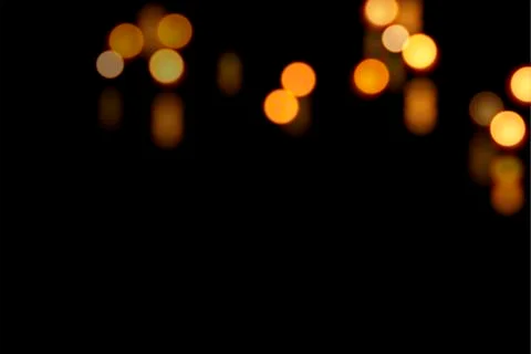Black bokeh background Stock Illustration