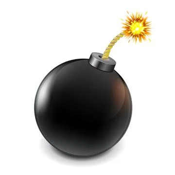 Black bomb Stock Illustration