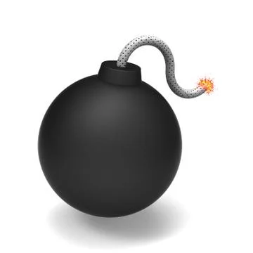 Black bomb Stock Illustration