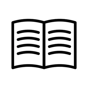 Black book icon Stock Illustration