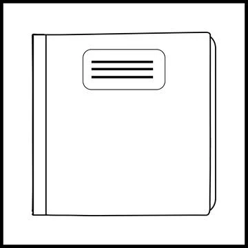 Black Book icon Simple book symbol pictogram illustration Stock Illustration