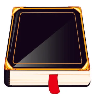 Black book Illustrazione stock