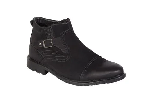 Black boot Foto stock