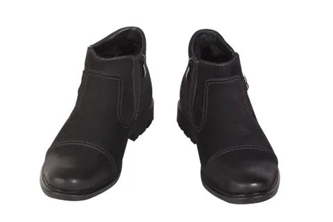 Black boots Stock Photos