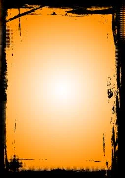 Black Border with Circles Illustrazione stock