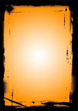 Black Border with Circles Stock Illustration