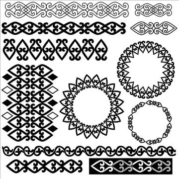 Black border Stock Illustration