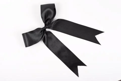 Black bow Stock Photos