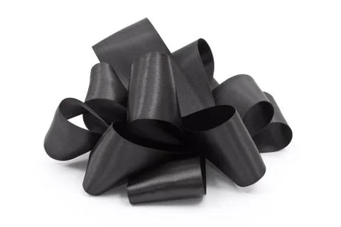 Black bow Stock Photos