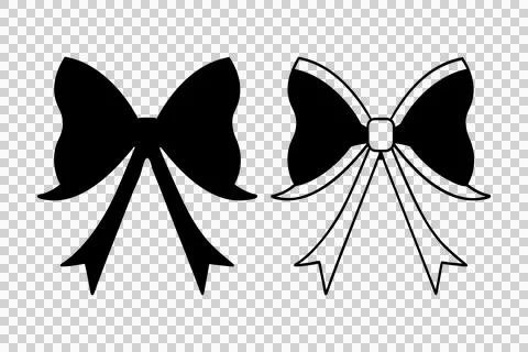 Black bow tie vector design, black bow tie silhouette, black bow tie icon, b Illustrazione stock