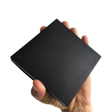 Black box isolated Foto stock