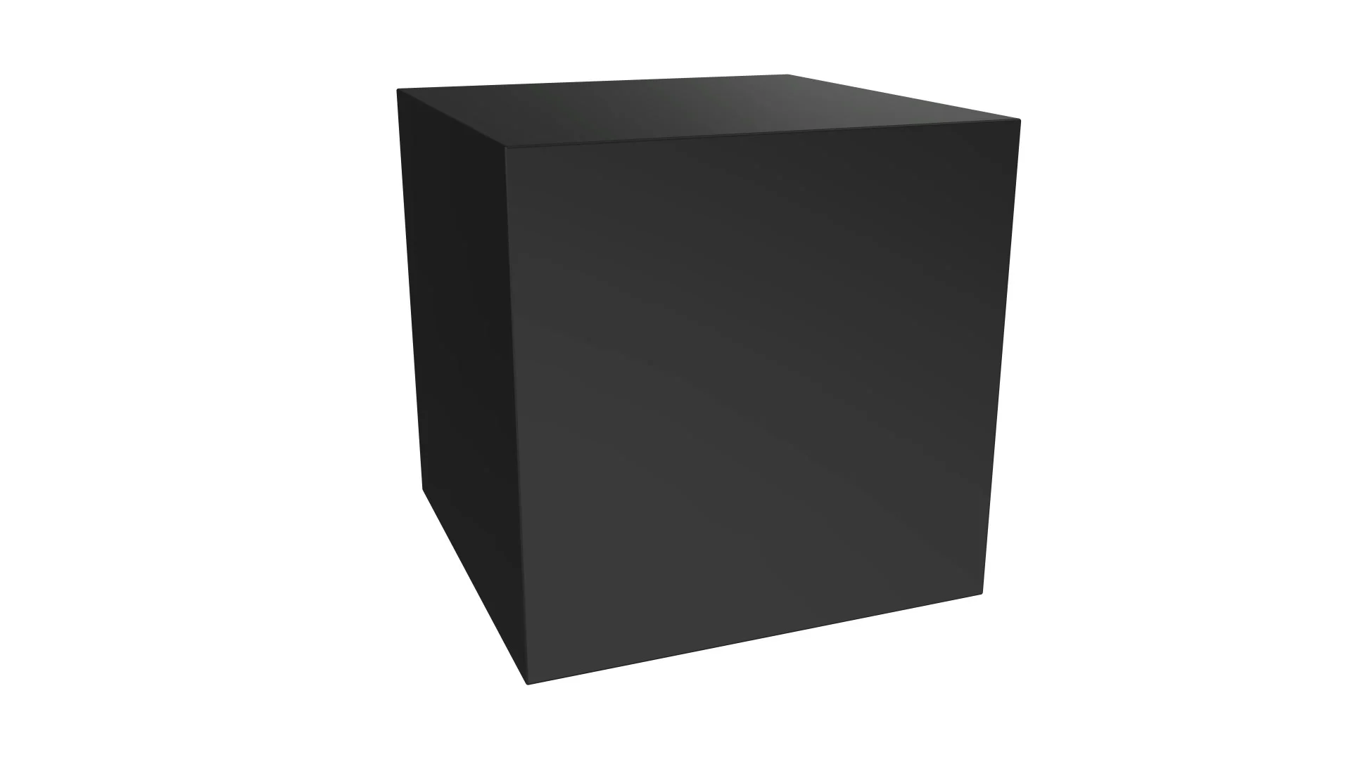 Black Box Isolated On White Background Stock Video Pond5