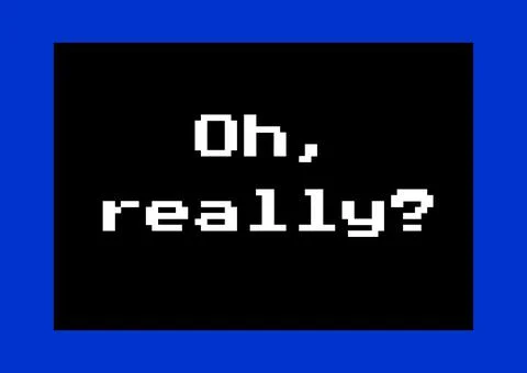 Black box oh really Stock Illustration