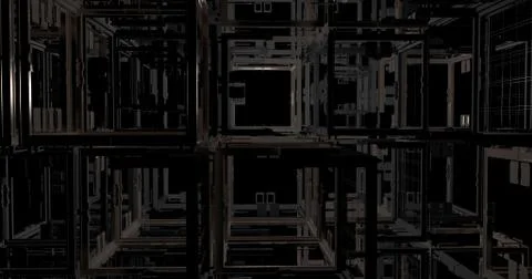 Black boxes Stock Illustration