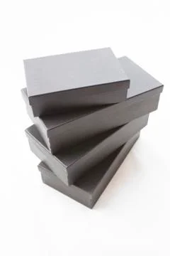 Black boxes Stock Photos