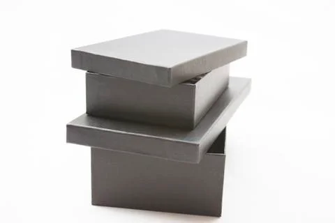 Black boxes Stock Photos