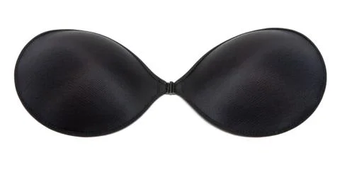 Black bra without straps Stock Photos