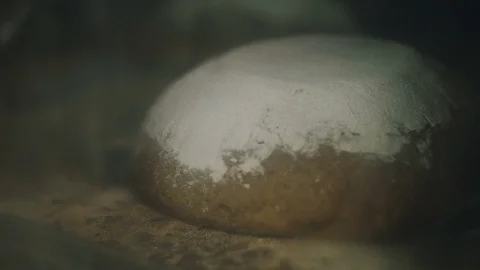 Black bread close up Stock Footage 76890506