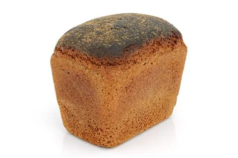 Black bread from rye flour Stock Photos