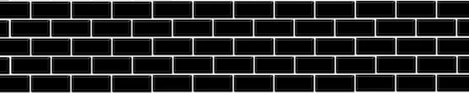 Black brick patterns background for graphic website. Stock Illustration