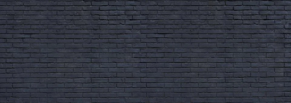 Black brick plaster pattern background Stock Photos