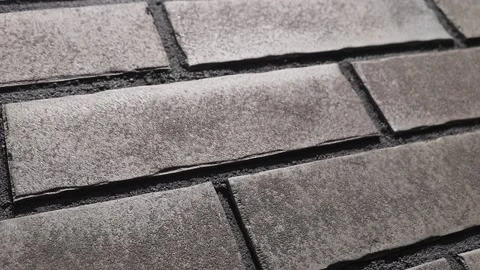 Black brick tiles in loft style Stock Footage 200206265