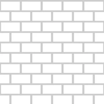 Black brick wall seamless pattern. Simple building stonewall background Stock Illustration