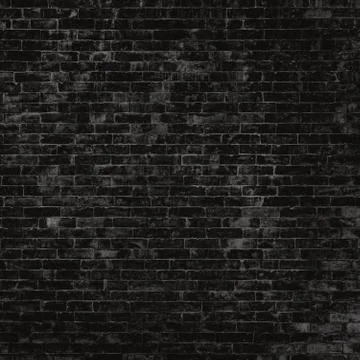 Black brick wall texture Stock Photos