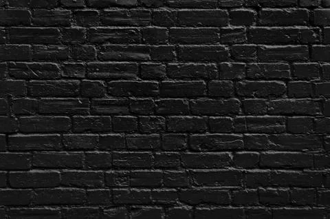 Black brick wall texture Stock-Fotos