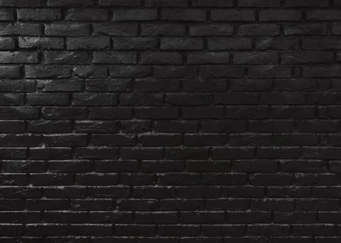 Black brick wall texture Stock-Fotos