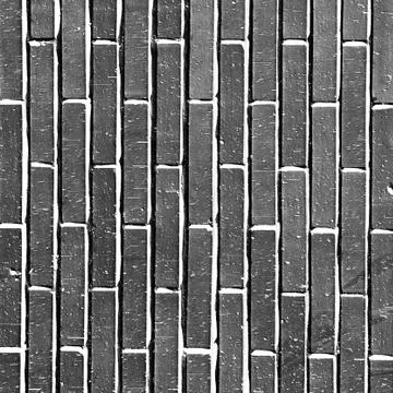 Black bricks. Background texture. Stock Photos