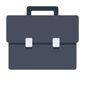 Black Briefcase Illustration Stock Illustration