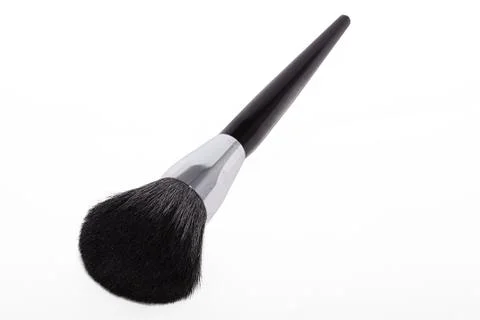 Black brush makeup. Stock Photos