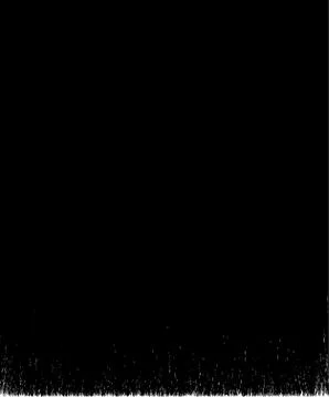 Black brush stroke element on white background Stock Illustration