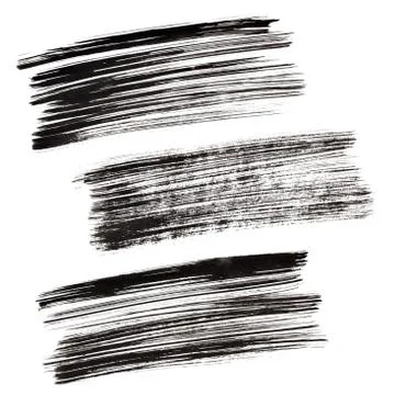 Black brush strokes Stock Illustration