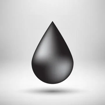 Black Bubble Icon Badge with Light Background Stock Illustration