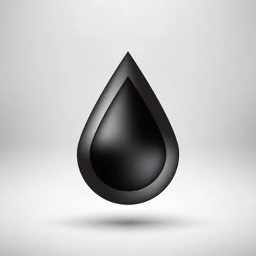 Black Bubble Icon Badge with Light Background Stock Illustration