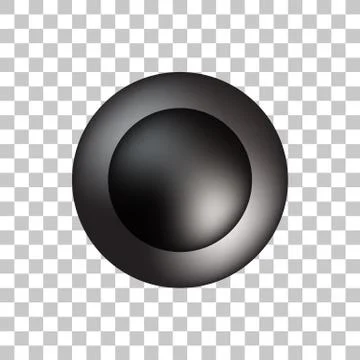 Black Bubble Icon Badge with Light Background Stock Illustration
