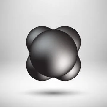 Black Bubble Icon Badge with Light Background Stock Illustration