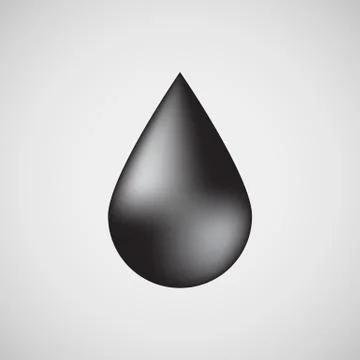 Black Bubble Icon Badge with Light Background Stock Illustration