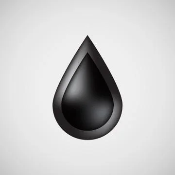 Black Bubble Icon Badge with Light Background Stock Illustration