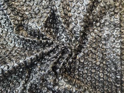 Black bubble wrap. Dotted abstract template background Stock Photos