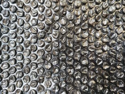 Black bubble wrap. Dotted abstract template background Stock Photos