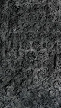 Black bubble wrap. texture or background Stock Photos