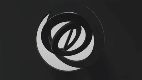 Black business background with circles rotating in the center of the frame. Move Stock Footage 154457583